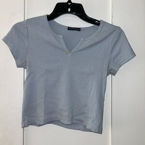 Brandy Melville Sky Blue Crop Top